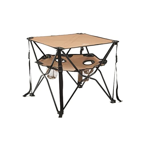 ZZBFHH Kamptafel Outdoor Ultralichte klaptafel Oxford doek 2-laags picknicktafel met netzak Camping Reizen Slijtvaste tafel