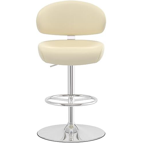 Bar Stools UK Deluxe Casino Barkruk (crème)