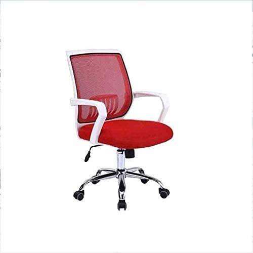 FJGQXL gaming stoel Bureaustoel Bureaustoel Draaistoel Lift Net Home Office Computerstoel Draaistoel Casual (Kleur: Rood)