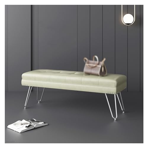 CYKD-777 Bedbank Gestoffeerde bank met metalen poten Gestoffeerde slaapkamerbank for entree, eetkamer, slaapkamer en bedeinde Gestoffeerde voetenbank (Color : 02, Size : 120 * 40 * 45cm)