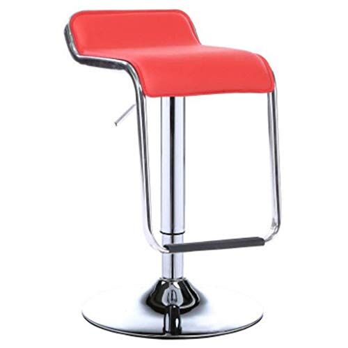 LYYNHG Meubilair Bureaustoel Receptie Receptie op en neer Draaibare barstandaard Barkrukken Hoge krukken Barstoelen/rood / 38,5 cm Star of Light