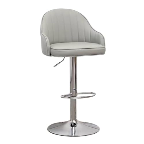 VBNYBA Barkruk Barstoel Heffen en roteren Eenvoudige manicure Licht Luxe barstoel Rugleuning Hoge barstoel Voorstoel Barstoelen (Color : J, Size : A)