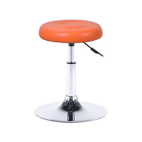 AVIMYA Kruk op wielen Barkrukken, bars, stoelen, bars, krukken, krukken, eetkrukken, lage krukken, liften, (kleur: oranje, maat: 40-55cm) ShaoSu