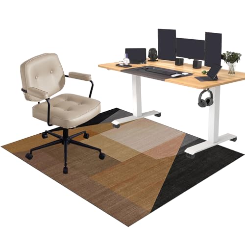 FxweTdmvLdp Gaming stoeltapijt, bureaustoelmatten, vloerbeschermingsmat onder stoel, vloerbeschermingsmat, vloerbeschermingsmat, bescherming voor parket en harde vloeren, 140 x 160 cm