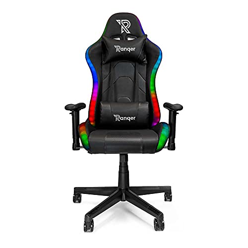 Ranqer Aura gamestoel RGB/LED zwart