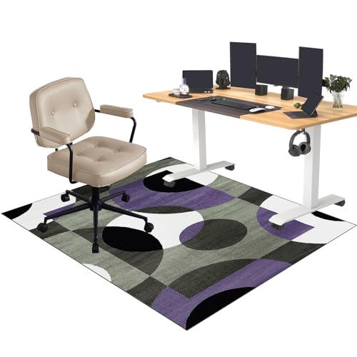 FxweTdmvLdp Gaming stoeltapijt, bureaustoelmatten, vloerbeschermingsmat onder stoel, vloerbeschermingsmat, vloerbeschermingsmat, bescherming voor parket en harde vloeren, 140 x 160 cm