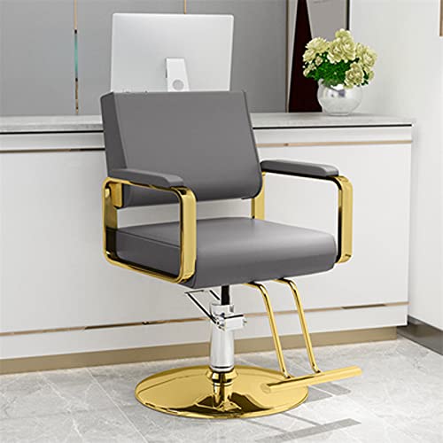 TONZN Salonstoel Hydraulische stoel voor zakelijk of thuis, kappersstoel Kapperszaak Speciale liftstoel Kappersstoel Hoogwaardige kappersstoel handig