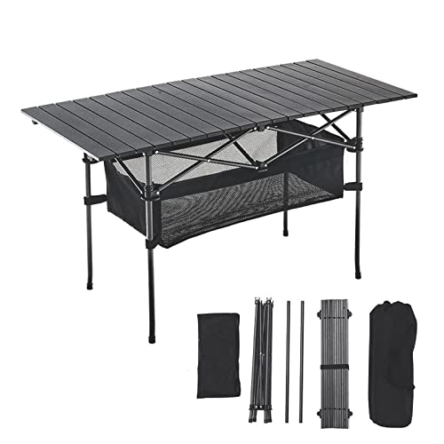 Suuim Kamptafel Buiten Klaptafel Stoel Camping Aluminium Picknicktafel Waterdicht Duurzaam Klaptafel Bureau voor 140 * 70 * 70CM