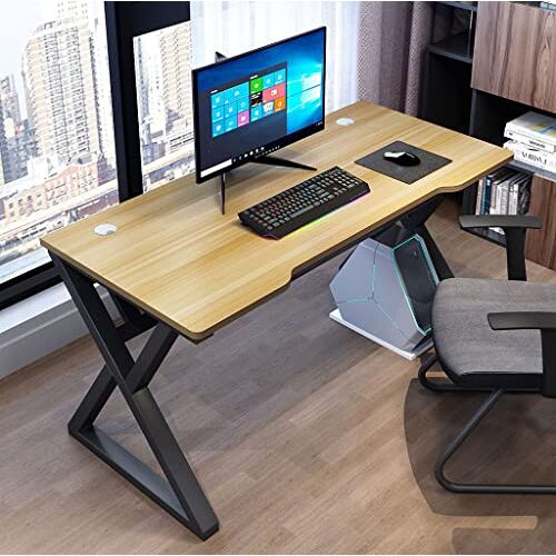 BAAROO Gaming Bureau,Ergonomisch PC Computer Bureau,Thuis Bureau Tafel Gamer Werkstation,PC Computer Bureau Gaming Tafel X-vormig Gamer Werkstation met Gaasdraad,DL 80CM