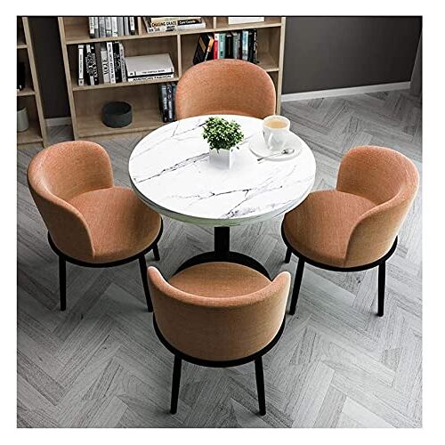 ORXRWJ Kantoorreceptie Ronde tafel Kantoor Zakelijk Hotelreceptie Eettafelset, kantoortafel en stoelenset Theewinkel Koffiewinkel Dessertwinkel Bar Hotelreceptie Bibliotheek