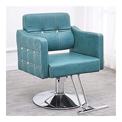 AuLYn Hydraulische stoel voor bedrijf of thuis, schoonheidsstoel kappersstoelen voor haarstylist kappersstoel hydraulische liggende kappersstoel rollend draaibaar haar (420 lbs) (kleur: B) (B) (B)