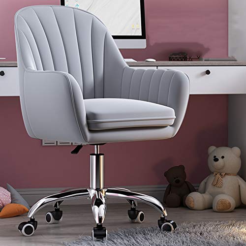 Seamue Draaistoel Bureaustoel, 360 ° draaistoel met lendensteun, computerstoel met middenrug, dik zitkussen