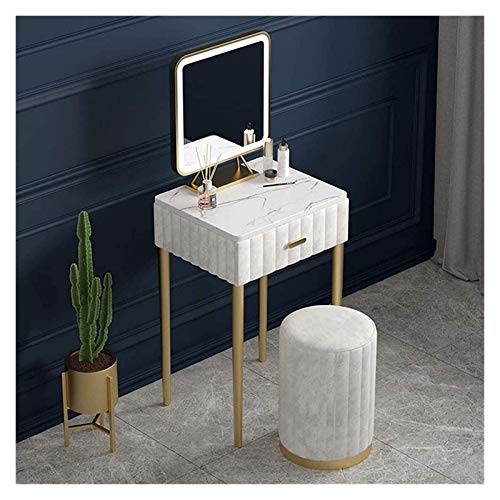 NOALED Luxe Slaapkamermeubilair Make-up Vanity met Kruk, Make-up Vanity Slaapkamer Kaptafels voor Slaapkamer, Kleedkamer voor Mannen, Vrouwen, Meisjes, Slaapkamer, Ba