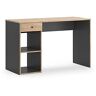 Vicco Bureau "Sirio", Antraciet/Krachtige eik goud, 120 x 50 cm