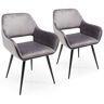 Kare Fauteuil San Francisco grijs (2/set)