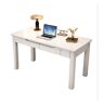 GLigeT Bureau Chinese Houten Bureaus Thuis Desktop Computer Bureau Studie Studenten Studie Tafel Eenvoudig Bureau Werkbank Studie Schrijven PC Bureau (Color : White, Size : 120 * 55 * 75cm)