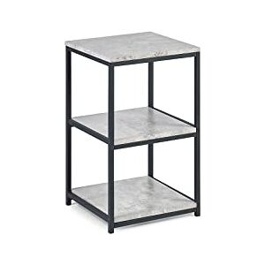 Julian Bowen Staten Betonlook Hoge Smalle Lamptafel - Meubels Julian Bowen Staten Betonlook Hoge Smalle Lamptafel - Meubels