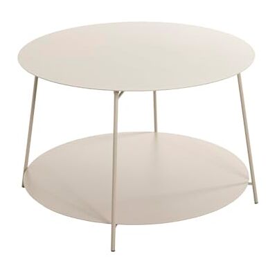 HAKU Bijzettafel rond kasjmiergrijs metaal ronde sofatafel klein Maat: H 40 cm x Ø 65 cm, Stijl: Modern HAKU Bijzettafel rond kasjmiergrijs metaal ronde sofatafel klein Maat: H 40 cm x Ø 65 cm, Stijl: Modern