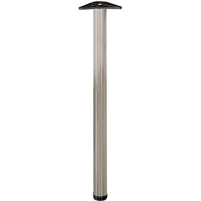 Amig Verstelbare stalen poot, voor tafels en aanrechtbladen in keuken, eetkamer, bureau, kantoor met 10 mm hoogteverstelling, verzinkt staal, afmetingen 870 x 60 x 1,2 mm, draagvermogen 15 kg/poot Amig Verstelbare stalen poot, voor tafels en aanrechtbladen in keuken, eetkamer, bureau, kantoor met 10 mm hoogteverstelling, verzinkt staal, afmetingen 870 x 60 x 1,2 mm, draagvermogen 15 kg/poot