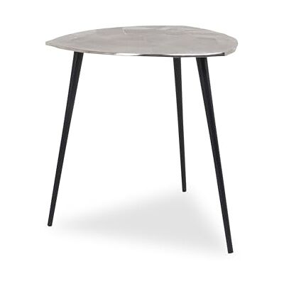 M2 Kollektion Singh 2 Salontafels/bijzettafel/placemat, metaal, zilver, diameter, hoogte 50 cm M2 Kollektion Singh 2 Salontafels/bijzettafel/placemat, metaal, zilver, diameter, hoogte 50 cm