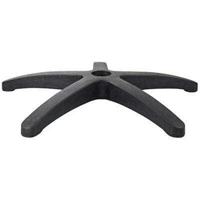 Waytex Bureaustoelpoot, zwart, 5 takken, 300 mm, nylon, voor 50 mm gasveer Waytex Bureaustoelpoot, zwart, 5 takken, 300 mm, nylon, voor 50 mm gasveer