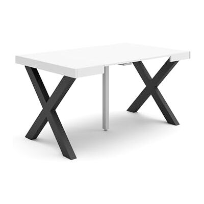 SKRAUT HOME - Mesa Extensible 140 - Wit - Tafel SKRAUT HOME - Mesa Extensible 140 - Wit - Tafel