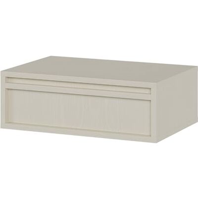SELSEY Evo Nachtkastje, Engineered Wood, Crème, 50 cm Breedte SELSEY Evo Nachtkastje, Engineered Wood, Crème, 50 cm Breedte