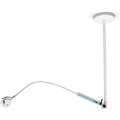 Quirumed Touchless LED-plafondonderzoekslamp, Helderheidsniveaus, Flexibele arm, Contactloos, 320º draaibaar, Helderheidsregeling, Wit, Multipositioneerbaar Quirumed Touchless LED-plafondonderzoekslamp, Helderheidsniveaus, Flexibele arm, Contactloos, 320º draaibaar, Helderheidsregeling, Wit, Multipositioneerbaar