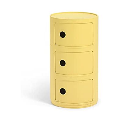 Kartell Componibili Bio, 3 elementen, geel Kartell Componibili Bio, 3 elementen, geel