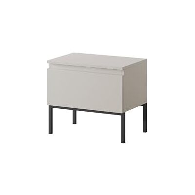SELSEY Nachtkastje, Melamine, Grijs, 49 cm SELSEY Nachtkastje, Melamine, Grijs, 49 cm