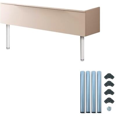Avilia Set van 4 verstelbare stalen tafelpoten set poten voor tafel en bureau Ø 60 mm, hoogte 830-850 mm, grijs verchroomd Avilia Set van 4 verstelbare stalen tafelpoten set poten voor tafel en bureau Ø 60 mm, hoogte 830-850 mm, grijs verchroomd