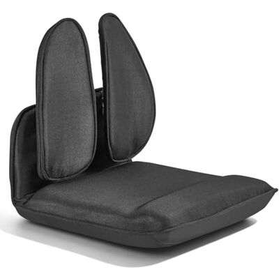 VEVOR Verstelbare opvouwbare vloerstoel voor games, multifunctioneel, ergonomisch, rugsteun, metalen frame met schuim en linnen stof, om te lezen in de woonkamer VEVOR Verstelbare opvouwbare vloerstoel voor games, multifunctioneel, ergonomisch, rugsteun, metalen frame met schuim en linnen stof, om te lezen in de woonkamer