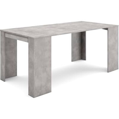 Skraut Home Uitschuifbare Consoletafel Console table 180 Voor 8 personen Tafel Moderne stijl Cement Skraut Home Uitschuifbare Consoletafel Console table 180 Voor 8 personen Tafel Moderne stijl Cement