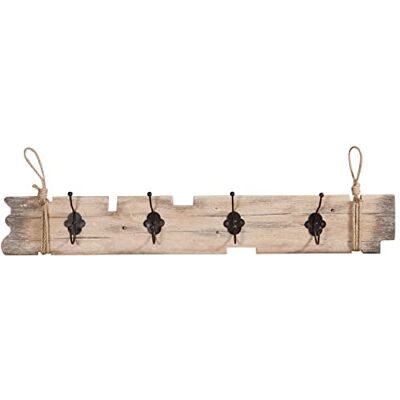 Generic - Wandkapstok 79,5x12x7 - donker hout Generic - Wandkapstok 79,5x12x7 - donker hout