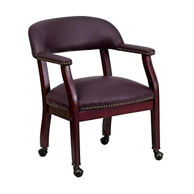 Flash Furniture Loveseats, schuim, leer, staal, hout, bordeauxrood ledersoft, 61 cm B x 60 cm D x 80 cm H Flash Furniture Loveseats, schuim, leer, staal, hout, bordeauxrood ledersoft, 61 cm B x 60 cm D x 80 cm H