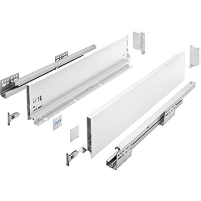 GTV Schuifladenrails AXIS PRO I ladegeleiders volledig uittrekbaar I Wit I Belastbaarheid tot 40 kg I Push to Open Systemen I Vrije Toegang I Breedte: 400 mm I Hoogte: 120 mm GTV Schuifladenrails AXIS PRO I ladegeleiders volledig uittrekbaar I Wit I Belastbaarheid tot 40 kg I Push to Open Systemen I Vrije Toegang I Breedte: 400 mm I Hoogte: 120 mm
