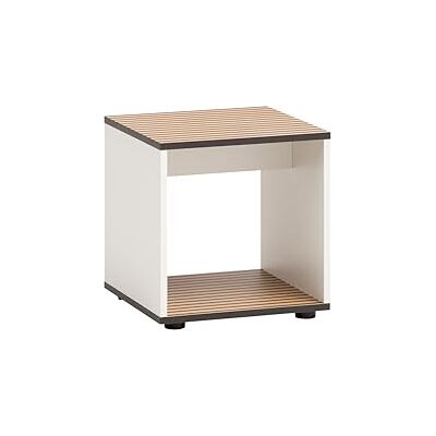 Schildmeyer Katta 158595 Poef, mat wit / akoestische plaat-look, 40 x 40 x 42 cm Schildmeyer Katta 158595 Poef, mat wit / akoestische plaat-look, 40 x 40 x 42 cm