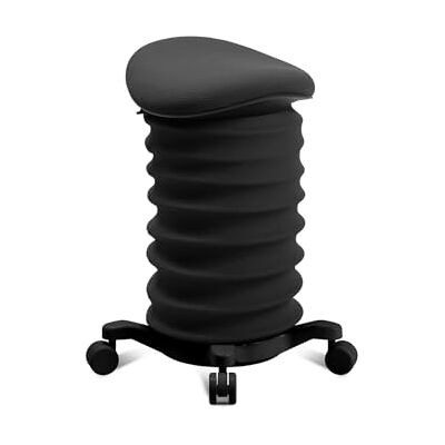 Topstar Sitness 4D met wieltjes, AGR-gecertificeerd, dynamische kruk, zwart, stof, HI0, ergonomische bureaukruk, in hoogte verstelbaar, versterkt de rug, ontlast de tussenwervelschijven Topstar Sitness 4D met wieltjes, AGR-gecertificeerd, dynamische kruk, zwart, stof, HI0, ergonomische bureaukruk, in hoogte verstelbaar, versterkt de rug, ontlast de tussenwervelschijven
