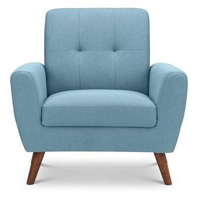 Julian Bowen Monza Compacte Retro Stoel Blauw Julian Bowen Monza Compacte Retro Stoel Blauw