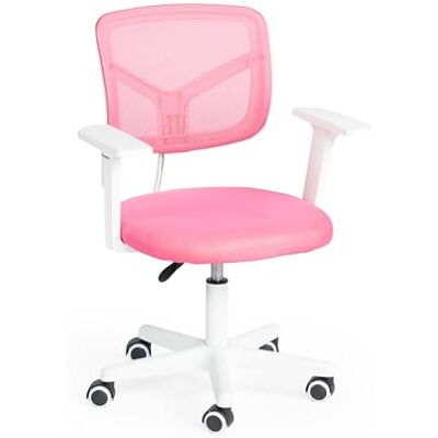 FurnitureR Schrijfstoel, ergonomische kinderstoel, tieners, jongens, meisjes, studiestoel in hoogte verstelbare draaibare computer laptop bureaustoel voor thuis, kantoor, studeerkamer (armleuning, FurnitureR Schrijfstoel, ergonomische kinderstoel, tieners, jongens, meisjes, studiestoel in hoogte verstelbare draaibare computer laptop bureaustoel voor thuis, kantoor, studeerkamer (armleuning,