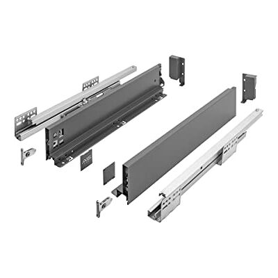 GTV Schuifladenrails AXIS PRO I ladegeleiders volledig uittrekbaar I antraciet I Belastbaarheid tot 40 kg I Push to Open Systemen I Vrije Toegang I Breedte: 400 mm I Hoogte: 86 mm GTV Schuifladenrails AXIS PRO I ladegeleiders volledig uittrekbaar I antraciet I Belastbaarheid tot 40 kg I Push to Open Systemen I Vrije Toegang I Breedte: 400 mm I Hoogte: 86 mm