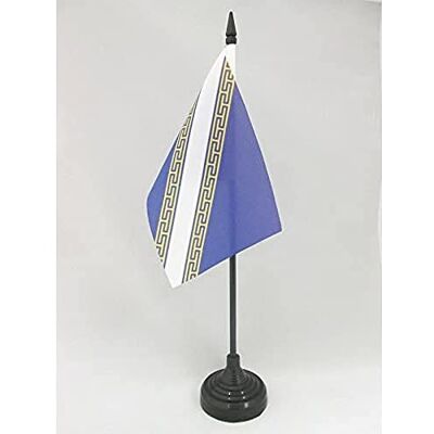 AZ FLAG Champagne-Ardenne Table Flag 4'' x 6'' French region of Champagne-Ardenne Office Flag 100% Polyester 15 x 10 cm Mini Desk Flag with 10'' Pole and Black Plastic Base AZ FLAG Champagne-Ardenne Table Flag 4'' x 6'' French region of Champagne-Ardenne Office Flag 100% Polyester 15 x 10 cm Mini Desk Flag with 10'' Pole and Black Plastic Base
