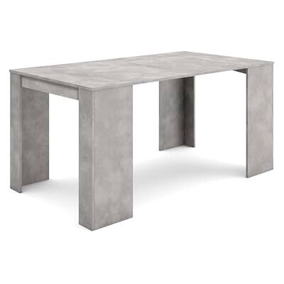 Skraut Home Uitschuifbare Consoletafel Console table 160 Voor 8 personen Tafel Moderne stijl Cement Skraut Home Uitschuifbare Consoletafel Console table 160 Voor 8 personen Tafel Moderne stijl Cement
