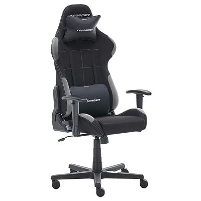 DXRacer Robas Lund DX Racer 5.2 FD01 /NG -NEW gaming-/bureaustoel, met kantelfunctie, in hoogte verstelbare draaistoel, pc-stoel, ergonomische managersstoel, zwart-grijs DXRacer Robas Lund DX Racer 5.2 FD01 /NG -NEW gaming-/bureaustoel, met kantelfunctie, in hoogte verstelbare draaistoel, pc-stoel, ergonomische managersstoel, zwart-grijs