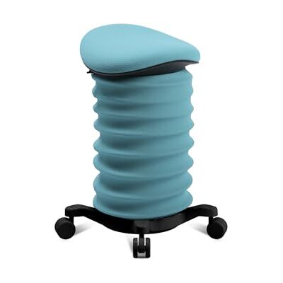 Topstar Sitness 4D met wieltjes, AGR-gecertificeerd, dynamische kruk, zwart, turquoise, ergonomische bureaukruk, in hoogte verstelbaar, versterkt de rug, ontlast de tussenwervelschijven Topstar Sitness 4D met wieltjes, AGR-gecertificeerd, dynamische kruk, zwart, turquoise, ergonomische bureaukruk, in hoogte verstelbaar, versterkt de rug, ontlast de tussenwervelschijven