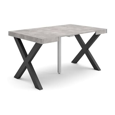 Skraut Home Mesa Extensible 140 - 6 plaatsen - poten van massief hout - Tafel Skraut Home Mesa Extensible 140 - 6 plaatsen - poten van massief hout - Tafel