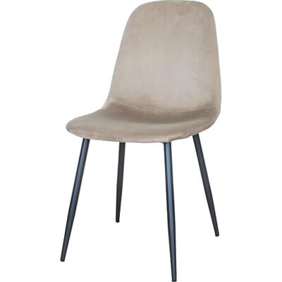 GARDENIA Becky stoel, staal, beige, 1 GARDENIA Becky stoel, staal, beige, 1