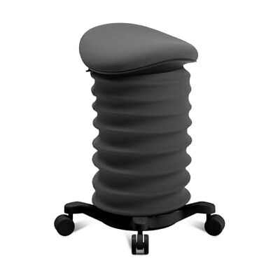 Topstar Sitness 4D met wieltjes, AGR-gecertificeerd, dynamische kruk, zwart, antraciet, ergonomische bureaukruk, in hoogte verstelbaar, versterkt de rug, ontlast de tussenwervelschijven Topstar Sitness 4D met wieltjes, AGR-gecertificeerd, dynamische kruk, zwart, antraciet, ergonomische bureaukruk, in hoogte verstelbaar, versterkt de rug, ontlast de tussenwervelschijven