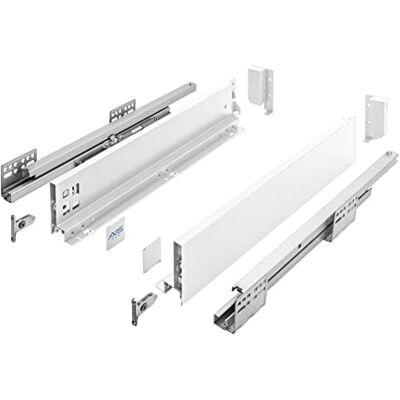 GTV Schuifladenrails AXIS PRO I ladegeleiders volledig uittrekbaar I Wit I Belastbaarheid tot 40 kg I Push to Open Systemen I Vrije Toegang I Breedte: 400 mm I Hoogte: 86 mm GTV Schuifladenrails AXIS PRO I ladegeleiders volledig uittrekbaar I Wit I Belastbaarheid tot 40 kg I Push to Open Systemen I Vrije Toegang I Breedte: 400 mm I Hoogte: 86 mm