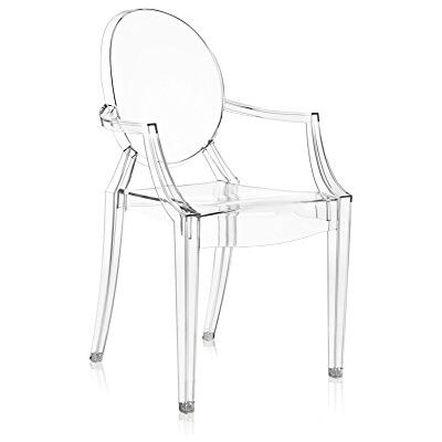 Kartell Louis Ghost, stoel, set van 4, glashelder Kartell Louis Ghost, stoel, set van 4, glashelder